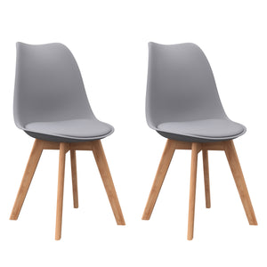 Esszimmerstuhl AMELIA grau 2er Set