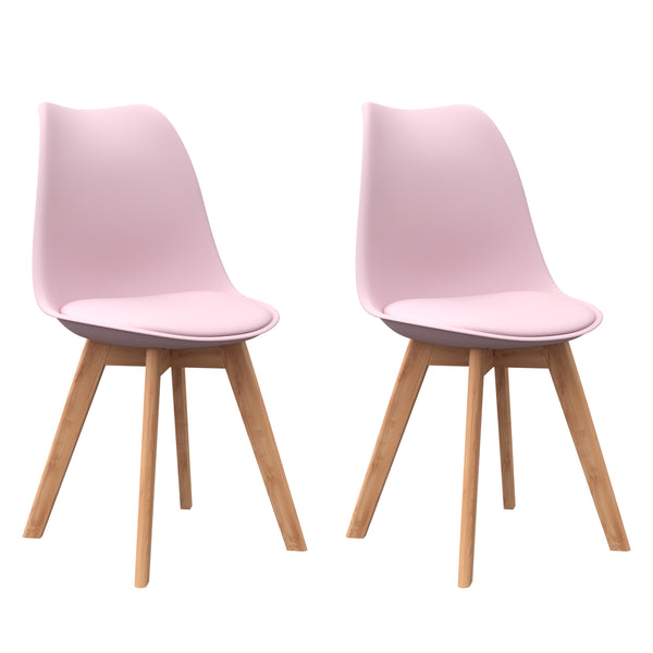 Esszimmerstuhl AMELIA rosa 2er Set