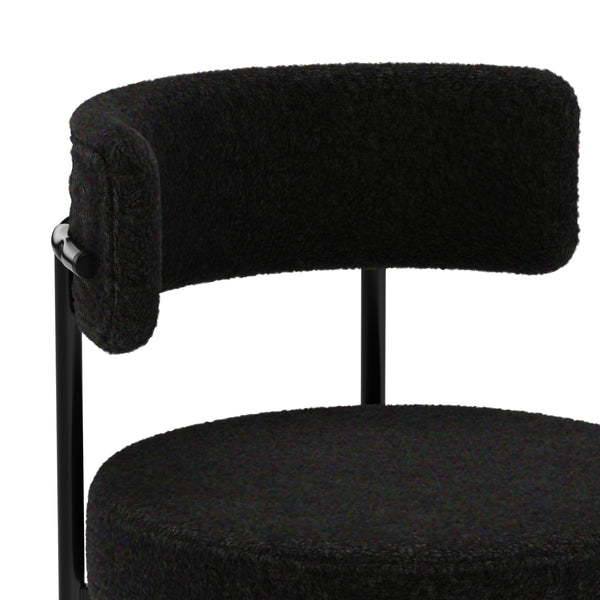 Esszimmerstuhl Teddy ELYSE 2er Set schwarz