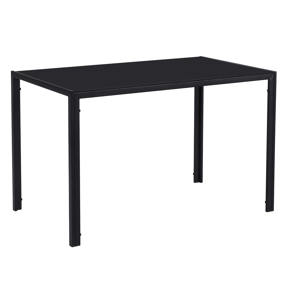 Table à manger TIM, noire, 120 x 70 cm