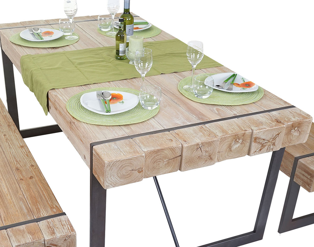 Esszimmertisch rustikal Massivholz ~ 160x90cm