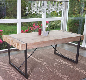 Esszimmertisch rustikal Massivholz ~ 180x90cm