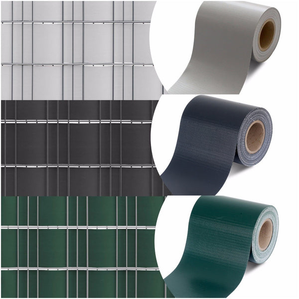 Privacy fence foil PVC 35 m grey