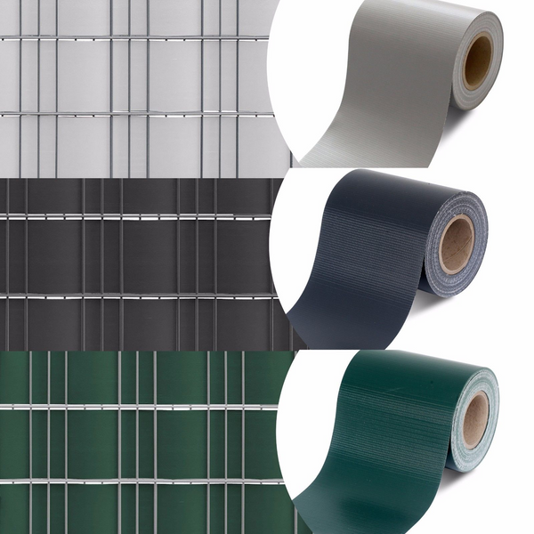 Privacy fence foil PVC 70 m grey