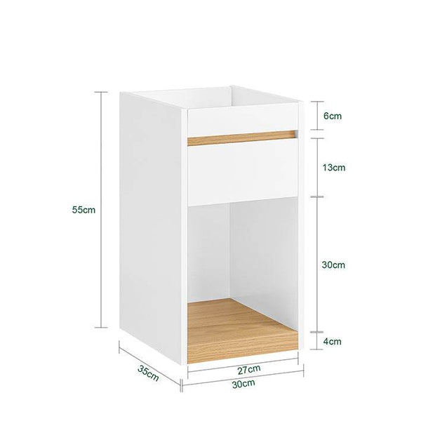 Nachttisch | Boxspringbett | Sofatisch | Beistelltisch | Nachtkommode | Weiss