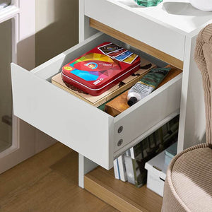 Nachttisch | Boxspringbett | Sofatisch | Beistelltisch | Nachtkommode | Weiss