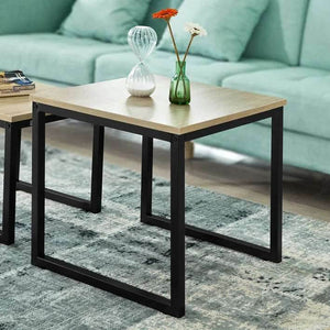 2 Satztische | Sofatisch | Couchtisch Schwarz
