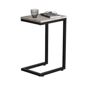 Beistelltisch Metall Couchtisch Laptoptisch Hellgrau FBT44-HG