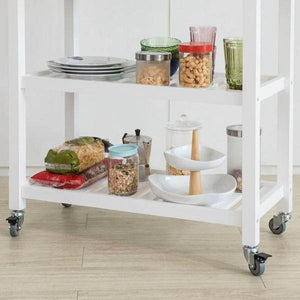 Küchenwagen | Sideboard | Servierwagen Weiss