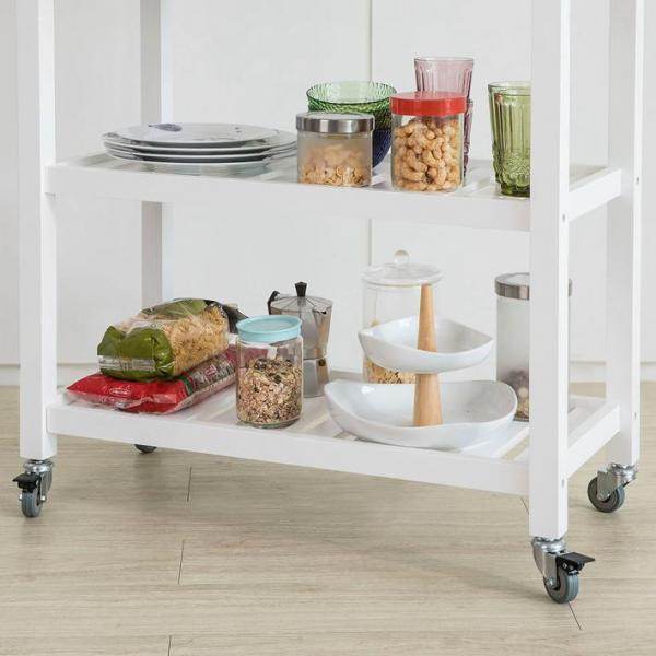 Küchenwagen | Sideboard | Servierwagen Weiss