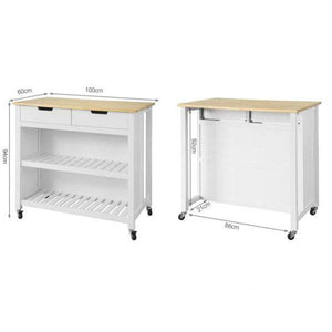 Kücheninsel | Küchenschrank | Küchenwagen | Weiss Natur
