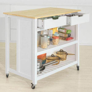 Kücheninsel | Küchenschrank | Küchenwagen | Weiss Natur