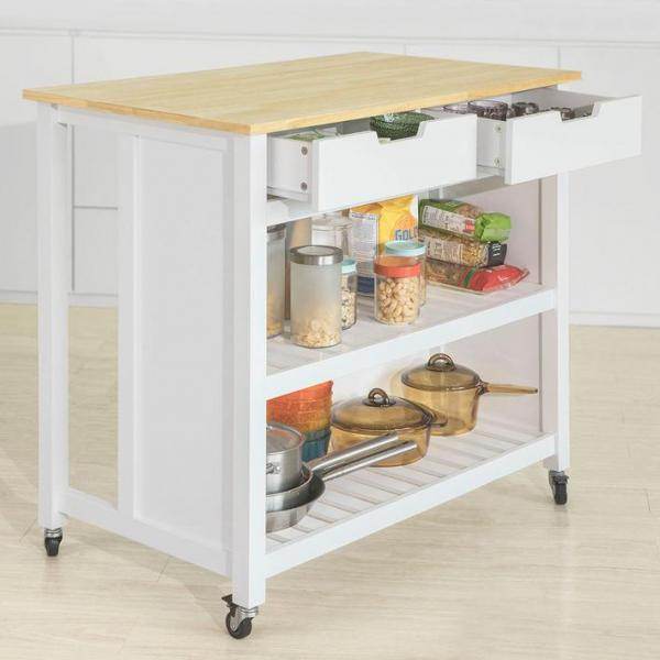 Kücheninsel | Küchenschrank | Küchenwagen | Weiss Natur