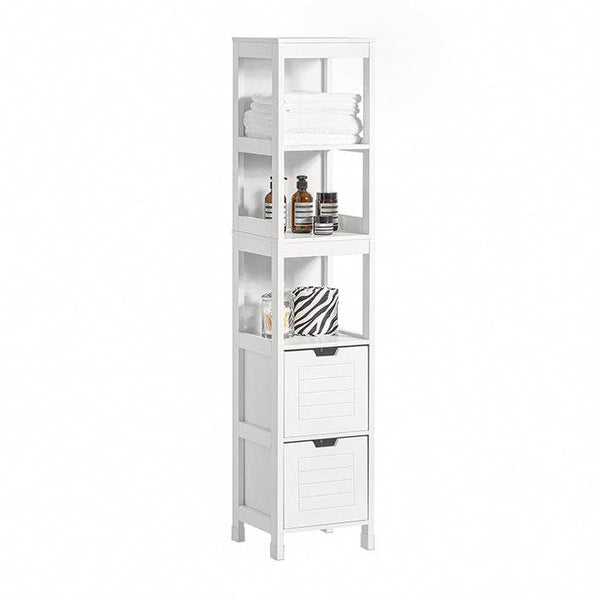 Bad Hochschrank | Badschrank Weiss | Badezimmermöbel Landhaus