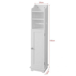 Toilettenpapierhalter | Toilettenpapier Aufbewahrung | Badezimmerschrank Weiss