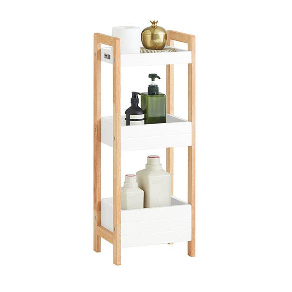 Badregal kleines Regal Aufbewahrungsregal Weiss FRG226-WN