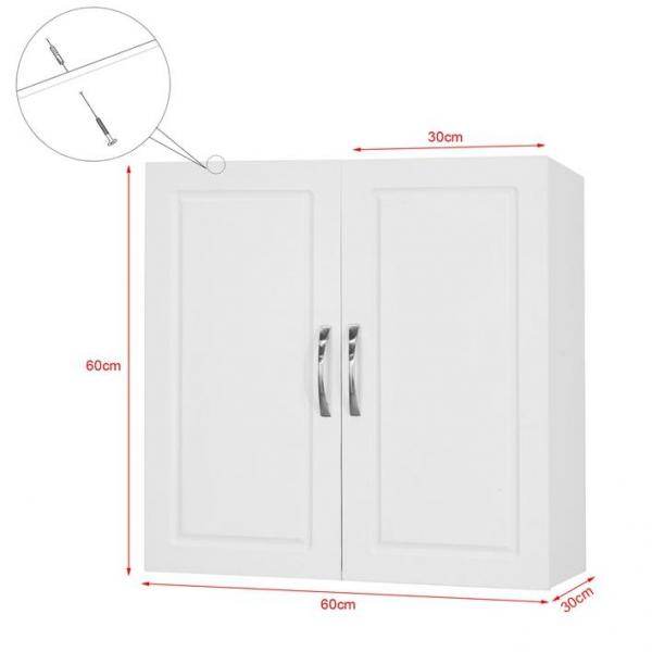 Wandschrank Bad | Hängeschrank | Badschrank Weiss