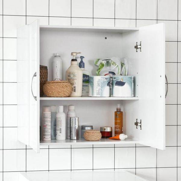 Wandschrank Bad | Hängeschrank | Badschrank Weiss
