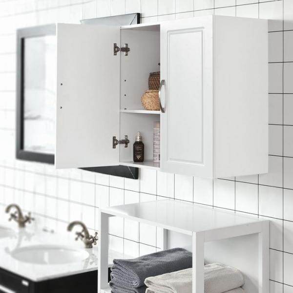 Wandschrank Bad | Hängeschrank | Badschrank Weiss