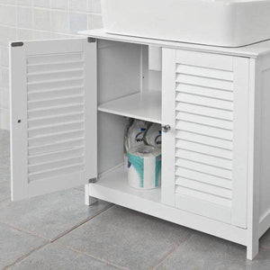 Waschbeckenunterschrank | Badezimmerunterschrank Weiss