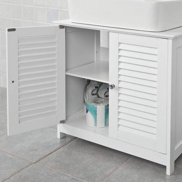 Waschbeckenunterschrank | Badezimmerunterschrank Weiss