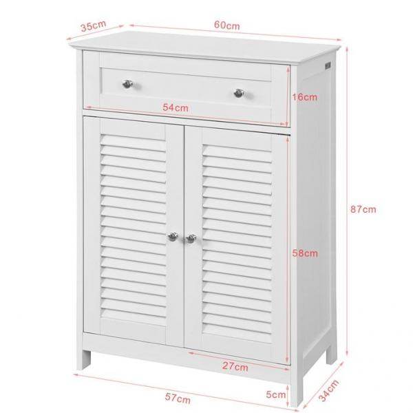 Badkommode | Badzimmerschrank | Sideboard Weiss