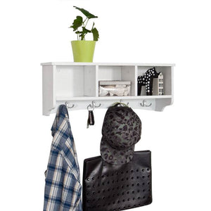 Wandgarderobe | Hängeregal | Flurgarderobe Weiss