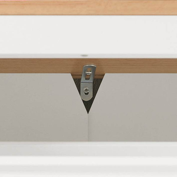 Schuhkipper Schuhschrank Mit 3 Klappen Schuhkommode Weiss