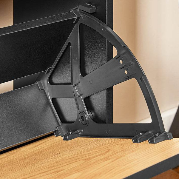 Schuhkipper mit 3 Klappen | Schuhschrank schmal | Schwarz-Braun