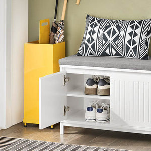 Schuhbank mit Sitzfläche | Schuhkipper | Schuhregal | Kinder Schuhschrank