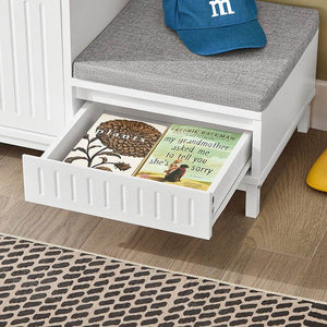 Schuhbank mit Sitzfläche | Schuhkipper | Schuhregal | Kinder Schuhschrank