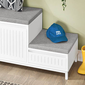 Schuhbank mit Sitzfläche Schuhkipper Schuhregal Kinder Schuhschrank