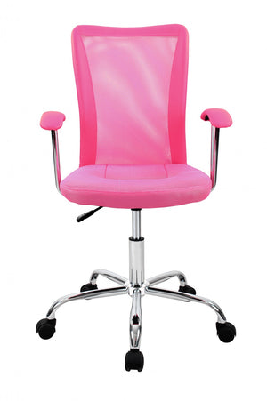 Office chair, executive chair, pink