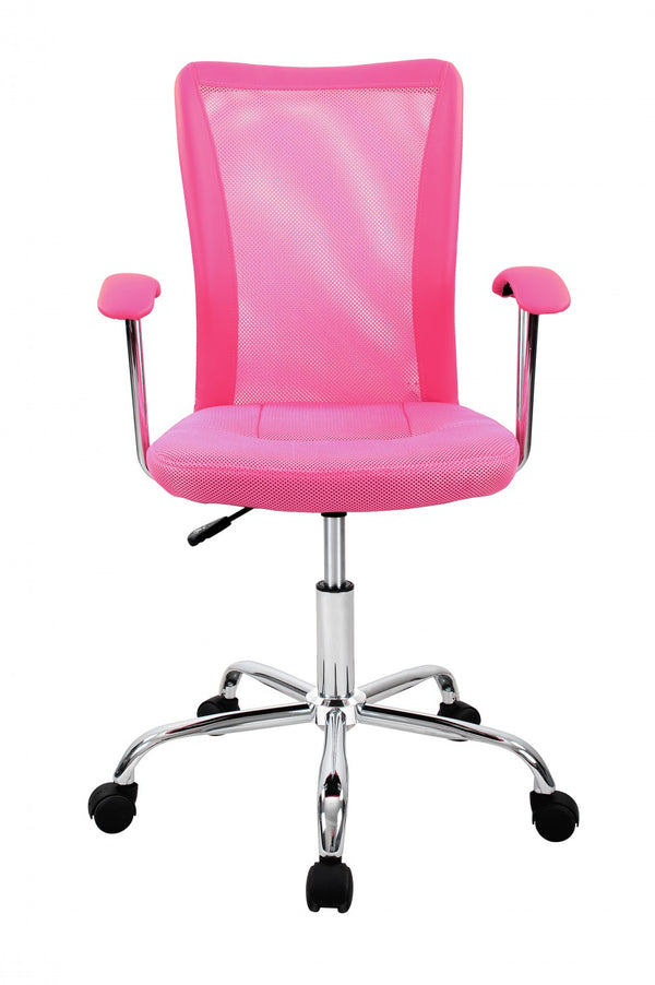 Office chair, executive chair, pink