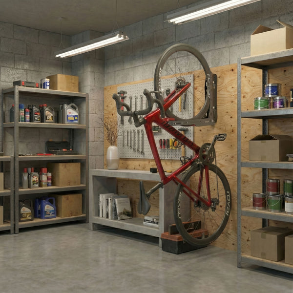Fahrrad Wandhalterung schwenkbar 30 kg schwarz/rot
