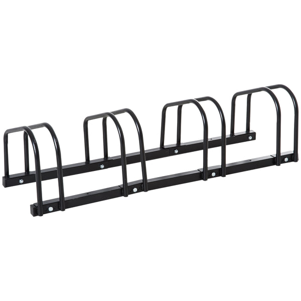 Fahrradständer Veloständer bis 5 Fahrräder schwarz 145x33x27cm