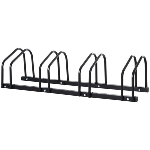 Fahrradständer Veloständer bis 5 Fahrräder schwarz 145x33x27cm