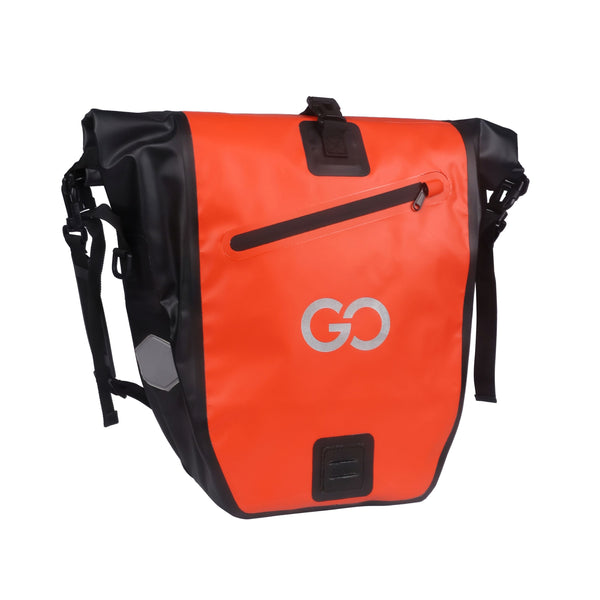 Fahrradtasche 25L rot