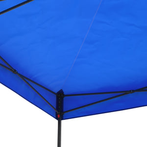 Faltbarer Gartenpavillon 3 x 3 m blau