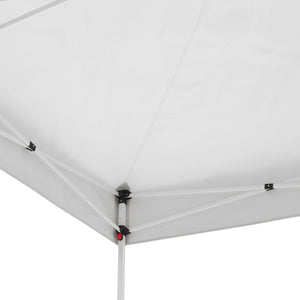 Gartenpavillon faltbar 3 x 3 m weiss