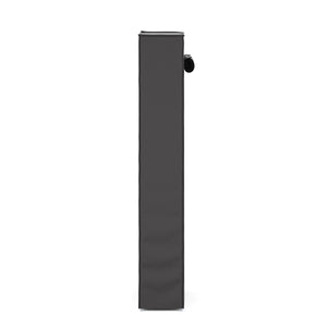 Schuhschrank faltbar 86 x 29 x 175 cm schwarz