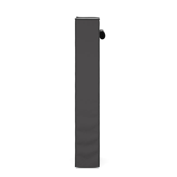 Schuhschrank faltbar 86 x 29 x 175 cm schwarz