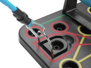 Push-up board, foldable, 65 x 19 cm, black