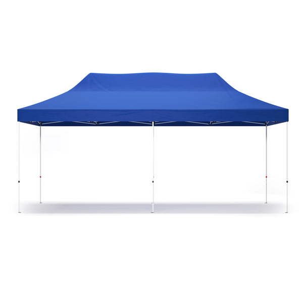 Faltpavillon 6 x 3 m blau inkl. 4 Seitenwände