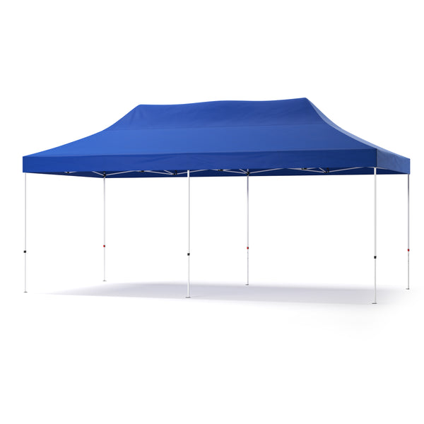 Faltpavillon 6 x 3 m blau inkl. 4 Seitenwände