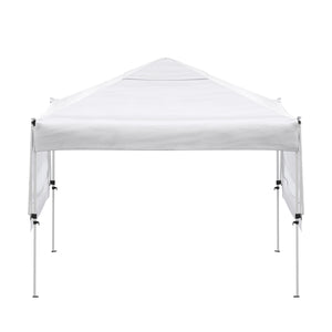 Faltpavillon LISON mit Seitenflügel 3 x 3 m weiss