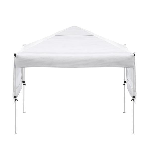 Faltpavillon LISON mit Seitenflügel 3 x 3 m weiss