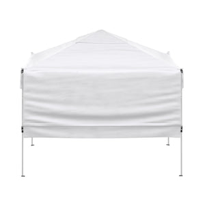 Faltpavillon LISON mit Seitenflügel 3 x 3 m weiss