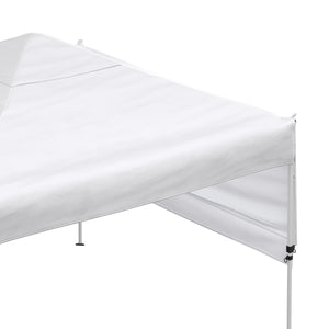 Faltpavillon LISON mit Seitenflügel 3 x 3 m weiss