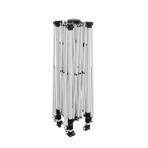 Faltpavillon LISON mit Seitenflügel 3 x 3 m weiss